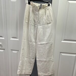 Elegant White Women's Trousers
